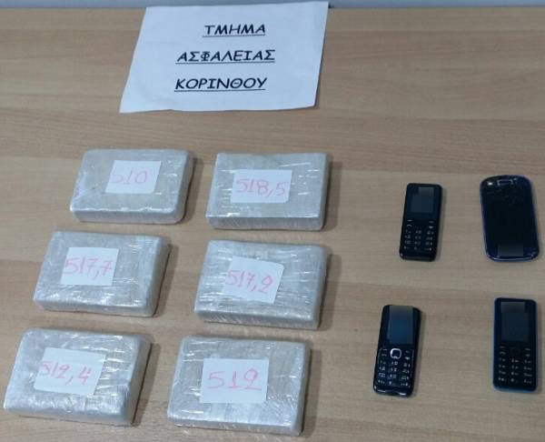 Τρεις συλλήψεις για πάνω από 3 κιλά ηρωίνη σε Κόρινθο, Πορτο Ράφτη και Κορωπί