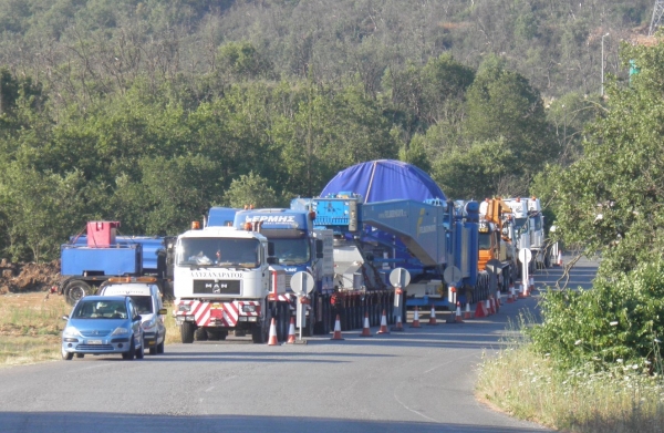 Κυκλοφοριακές ρυθμίσεις στον αυτοκινητόδρομο λόγω μεταφοράς υπέρβαρου και υπερμεγέθους οχήματος στη Μεγαλόπολη