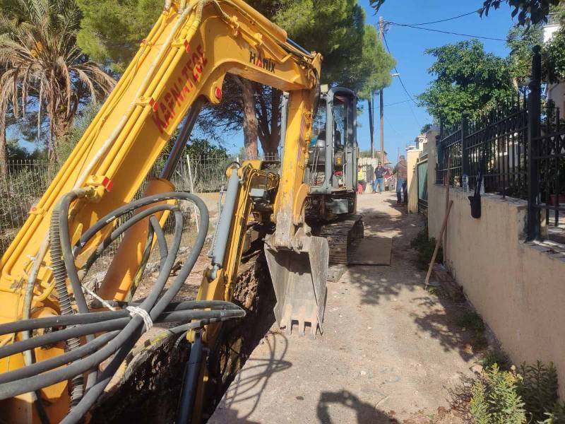 Το Μάρτιο του 2027 θα ολοκληρωθεί το δίκτυο αποχέτευσης Πεταλιδίου