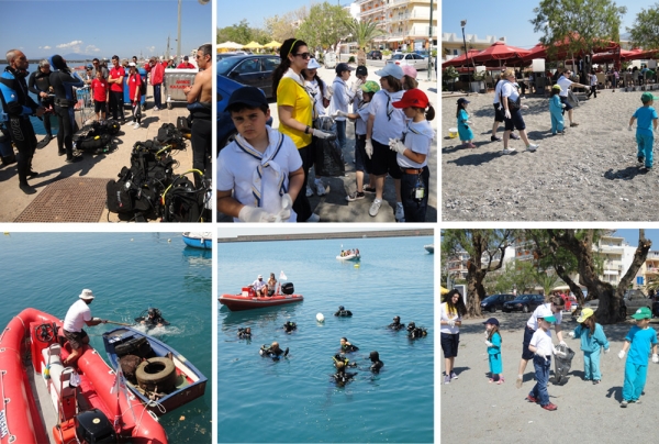 Εθελοντές καθάρισαν περιοχές της Καλαμάτας