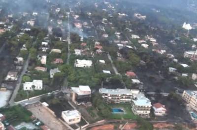 Σοκαριστικά εναέρια πλάνα από την Ανατολική Αττική - Εικόνες αποκάλυψης (Βίντεο)