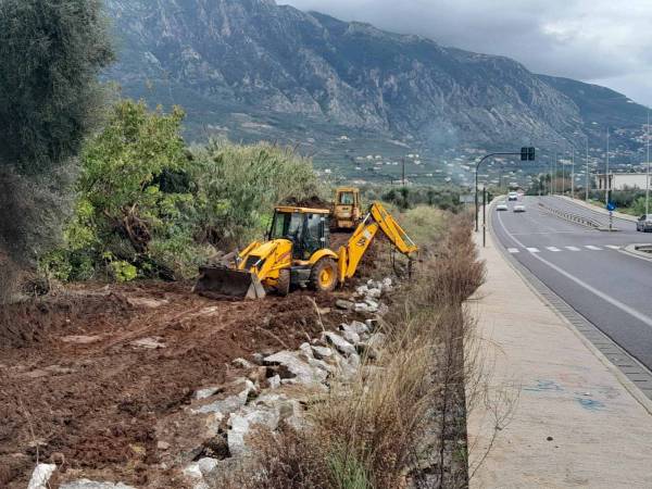 Καλαμάτα: Αντιπλημμυρικό “Μορέα” ξεκίνησε στα Γιαννιτσάνικα