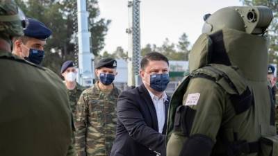 Χαρδαλιάς: Επισκέφθηκε μονάδες του Στρατού Ξηράς και της Πολεμικής Αεροπορίας στην Αττική