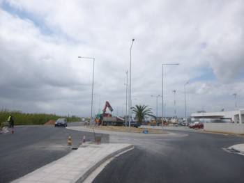 Κανονικά η κυκλοφορία στον κόμβο του αεροδρομίου