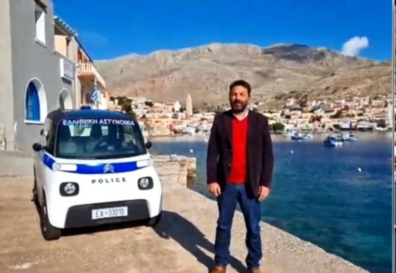 Στη Χάλκη το μικρότερο περιπολικό στον κόσμο