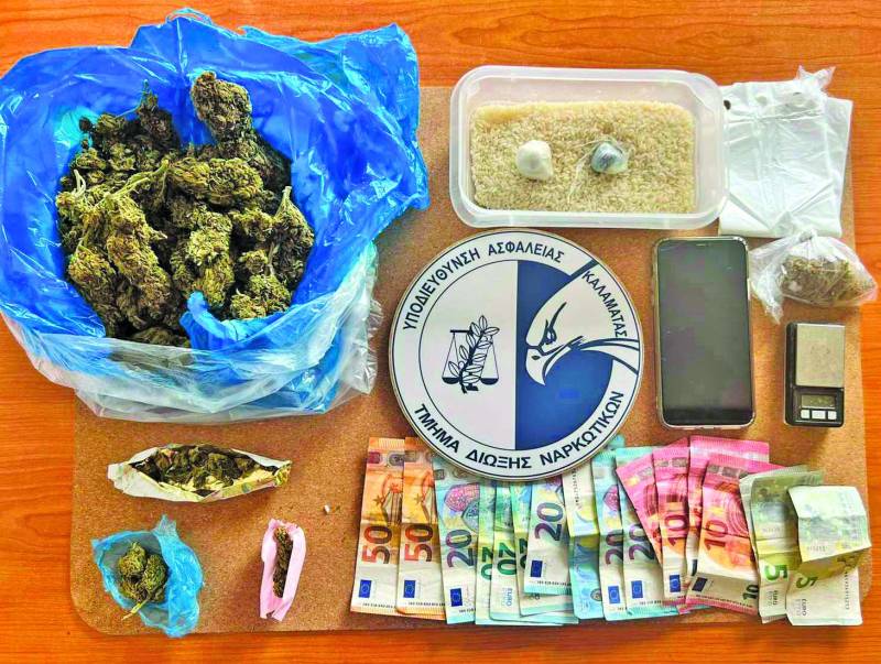19χρονος διακινούσε ναρκωτικά στην Καλαμάτα