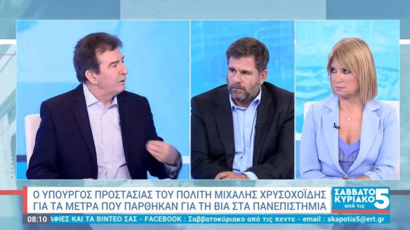 Xρυσοχοΐδης: Κρίσιμο ζήτημα η ταυτοποίηση όσων μπαίνουν στα Πανεπιστήμια (Βίντεο)