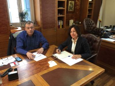 Συνάντηση Κοζομπόλη με αρχηγό της Πυροσβεστικής