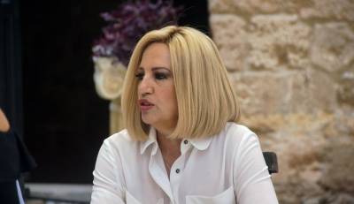 Γεννηματά: "Κύριε Μητσοτάκη μη ρίχνετε άλλο λάδι στη φωτιά"