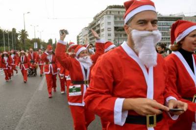 "Santa Fun" σήμερα στο κέντρο της Καλαμάτας