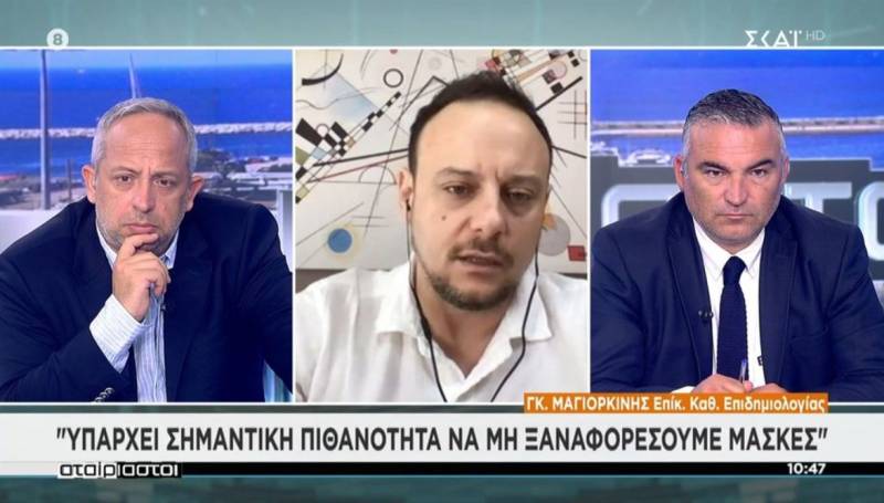 Μαγιορκίνης: Υπάρχει σημαντική πιθανότητα να μη ξαναφορέσουμε μάσκες (Βίντεο)