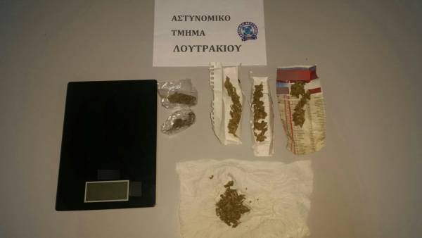 Σύλληψη 33χρονου για χασίς στο Λουτράκι