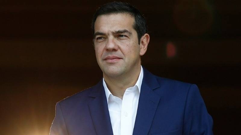 Με τον πρέσβη της Παλαιστίνης συναντήθηκε ο Τσίπρας