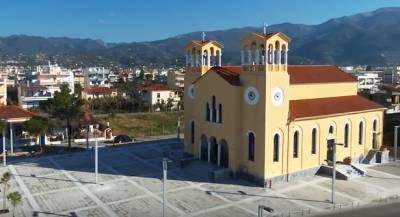 Πετώντας πάνω από την Ανάσταση στην Παραλία Καλαμάτας (βίντεο)