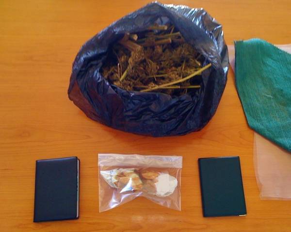 Με μισό κιλό χασίς και 2 χασισόδεντρα συνελήφθησαν δυο Αλβανοί στο Δώριο