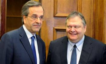 Θετικό κλίμα στη συνάντηση Σαμαρά - Βενιζέλου