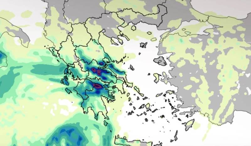 Χειροτερεύει ο καιρός την Τετάρτη - Η εξέλιξη της κακοκαιρίας Elias