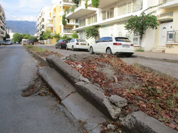 Αποκατάσταση του οδοστρώματος στη Θεμιστοκλέους
