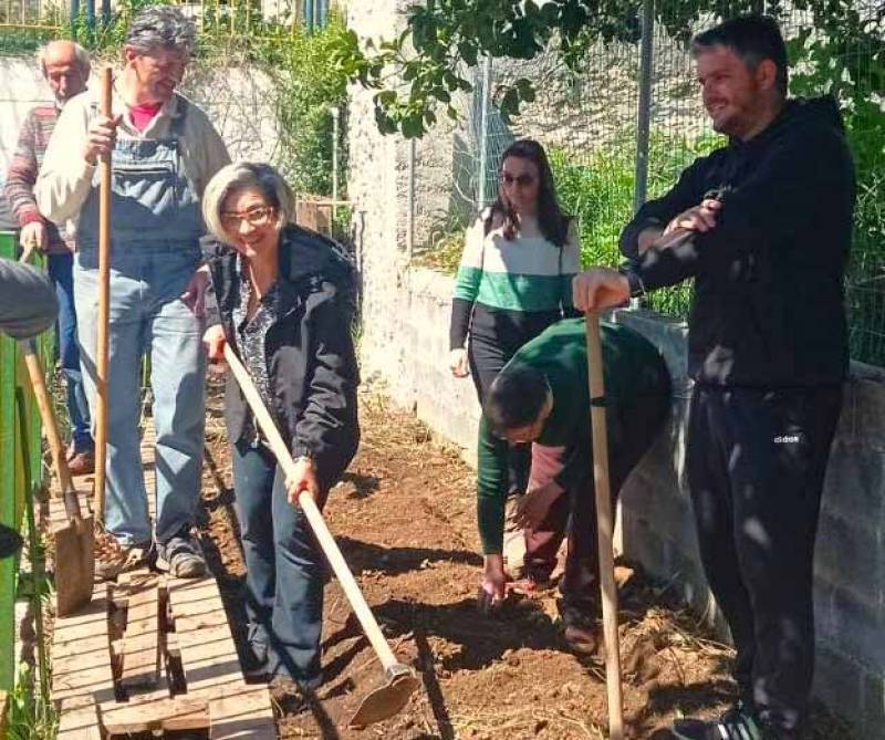 Βιωματική επιμόρφωση για δημιουργία σχολικού κήπου