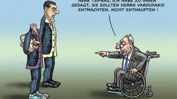Γερμανία: Δημοσίευσαν σκίτσο με… αποκεφαλισμένο τον Βαρουφάκη!