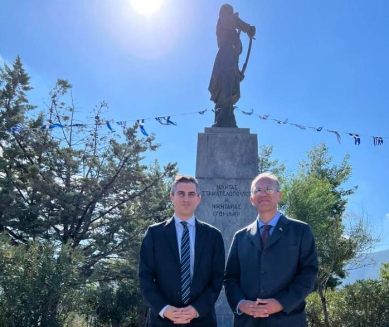 Eπιμνημόσυνη δέηση στη μνήμη του Νικηταρά στο Χιλιομόδι Κορινθίας