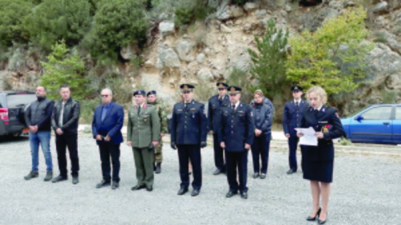 Τίμησαν τους πεσόντες πυροσβέστες στη Σπάρτη