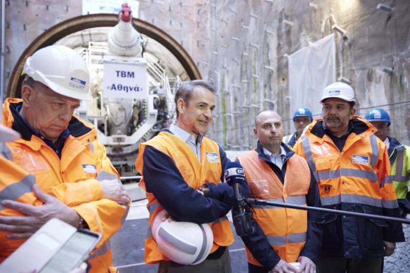 Μητσοτάκης από το εργοτάξιο του Μετρό στην Κατεχάκη: Μέχρι το τέλος της δεκαετίας η Γραμμή 4 θα είναι έτοιμη (βίντεο)