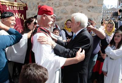 Ο Πρόεδρος της Δημοκρατίας επίτιμος δημότης Ανατολικής Μάνης