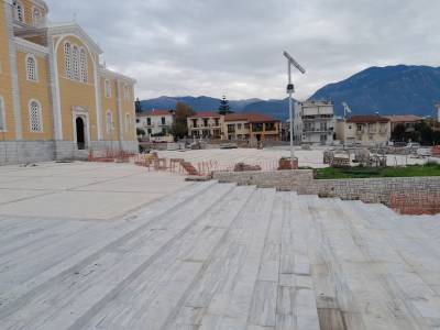 Καλαμάτα: Νέα παράταση για την ανάπλαση της πλατείας Υπαπαντής
