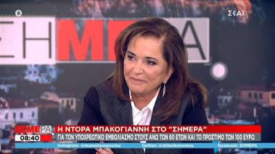 Μπακογιάννη για Ερντογάν: Τον βλέπω πάρα πολύ πιεσμένο για να κάνει «ταρζανιές» (Βίντεο)