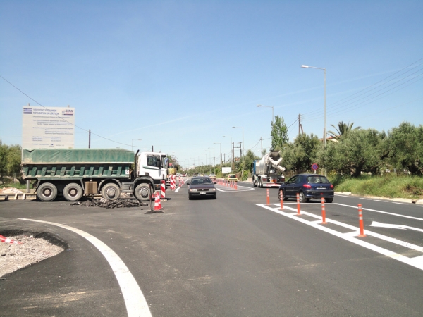 Προχωρούν οι εργασίες στον κόμβο του &quot;Πράκτικερ&quot;