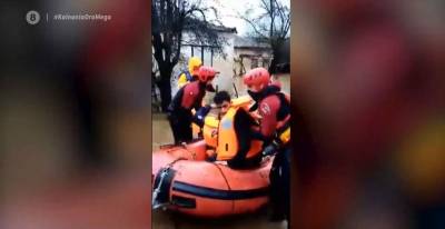 Κακοκαιρία: Προβλήματα στην Αλεξανδρούπολη - «Φούσκωσε» ο Έβρος (Βίντεο)