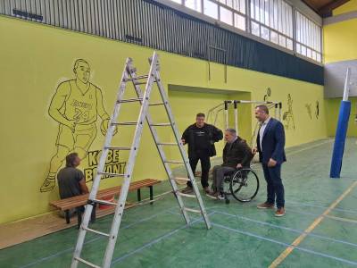 Εργα βελτίωσης στο κλειστό γυμναστήριο του Πολυκλαδικού