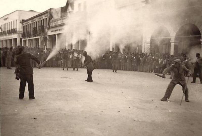 Σαϊτοπόλεμος στην παλιά Καλαμάτα