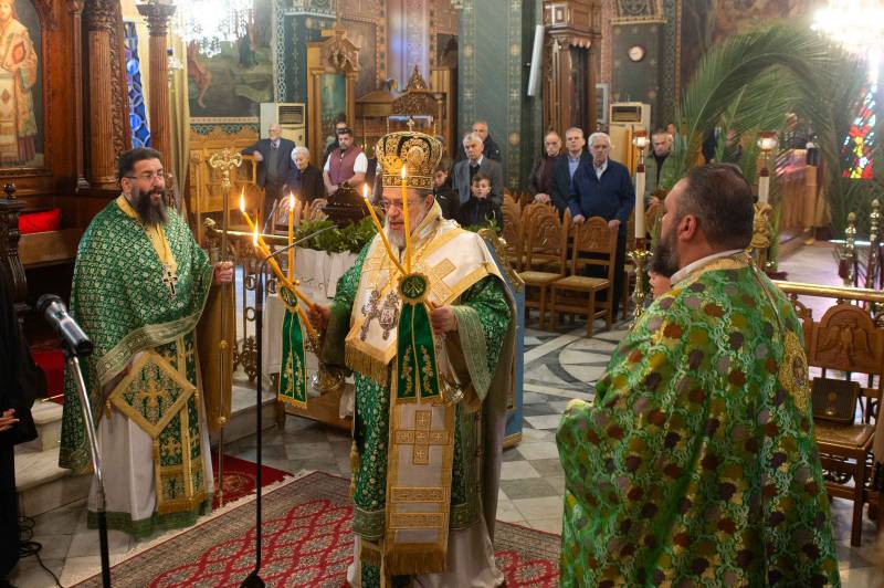 Κυριακή των Βαΐων στη Μητρόπολη Μεσσηνίας