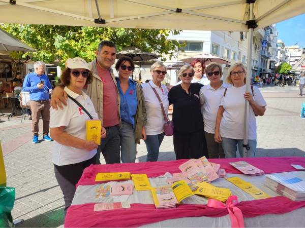 Καλαμάτα: Ενημερωτική δράση του “Ξαναρχι-ΖΩ” για τον καρκίνο του μαστού