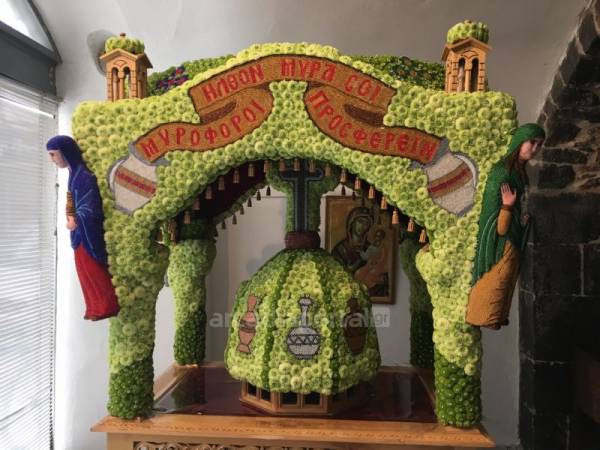 Αποκαλυπτήρια για τον μοναδικό Επιτάφιο του Αγίου Βασιλείου στην Τρίπολη (βίντεο-φωτογραφίες)