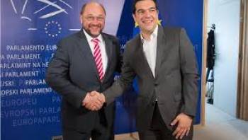 Σουλτς: "Μόνο ο Τσίπρας μπορεί να επιβάλει τις μεταρρυθμίσεις"