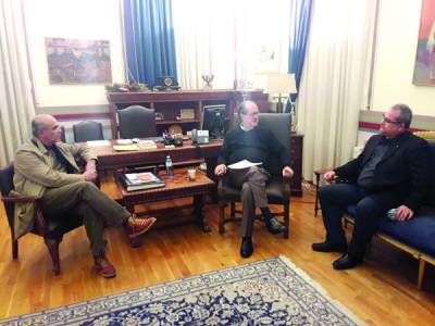 Εκπρόσωποι του ΜΕΣΕΝΑ στο Δημαρχείο Καλαμάτας