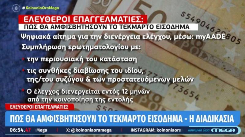 Εφορία: Από «κόσκινο» οι ελεύθεροι επαγγελματίες που θα αμφισβητήσουν το ελάχιστο τεκμαρτό εισόδημα (Βίντεο)