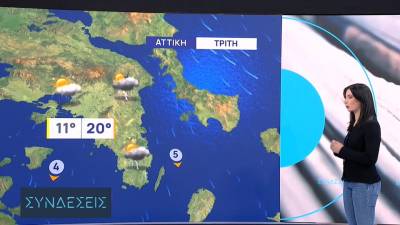 Καιρός: Σποραδικές βροχές και καταιγίδες μέχρι την Τετάρτη, βελτίωση από την Πέμπτη