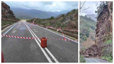Συνεχίζονται οι κατολισθήσεις στο δρόμο Πλατάνια – Παυλίτσα