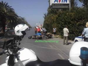 Δυο τραυματίες σε τροχαίο στη Νέα Είσοδο