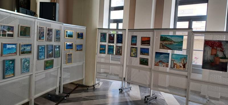 Ολοκληρώνεται η έκθεση ζωγραφικής του Παύλου Δημητριάδη