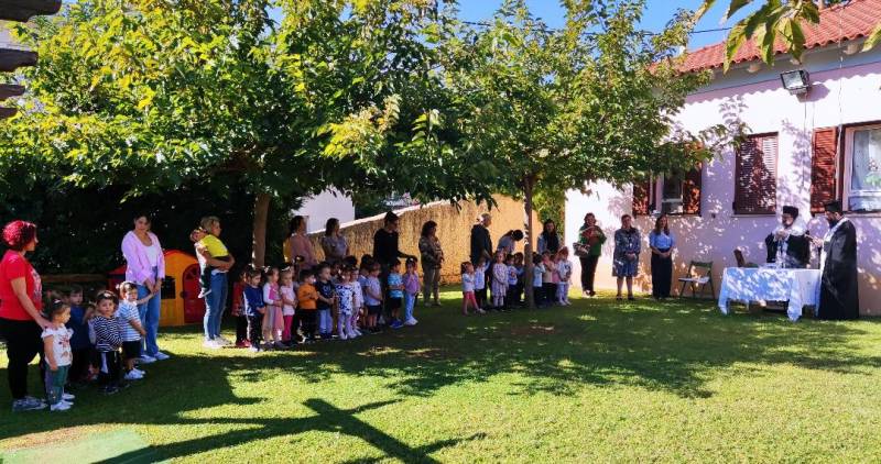 Ο Μητροπολίτης Μεσσηνίας στον «Παπαδοπούλειο» Παιδικό Σταθμό