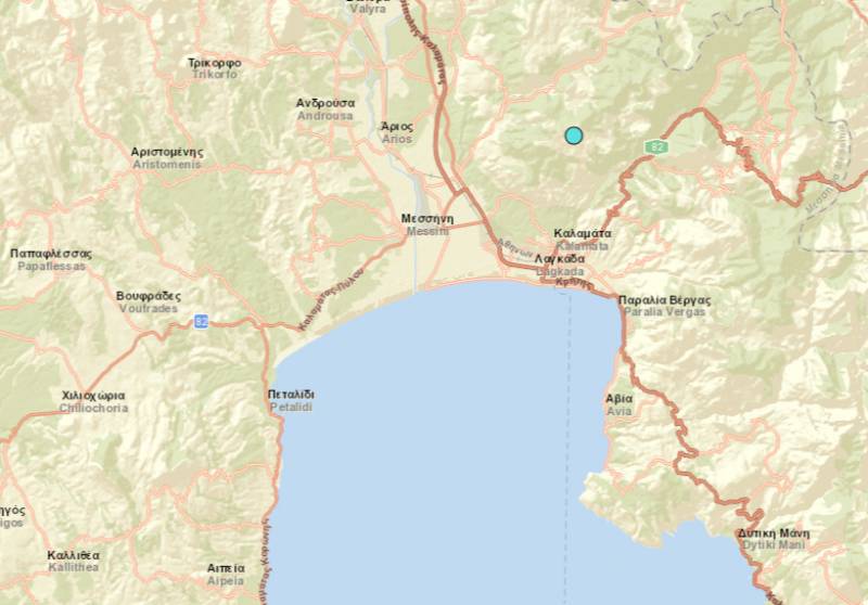 Σεισμός ταρακούνησε τη Μεσσηνία