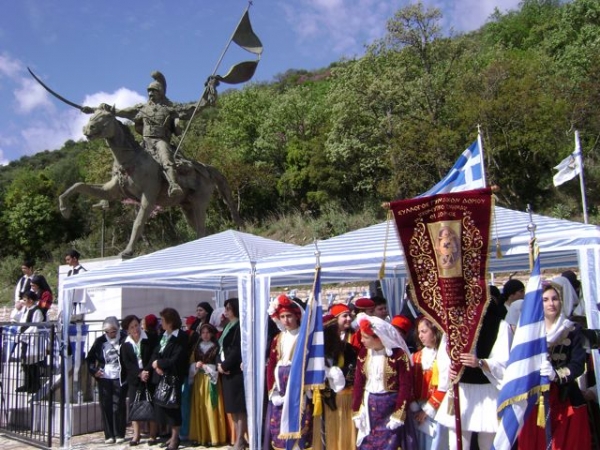 Φωτογραφίες από τη γιορτή στο Ραμοβούνι για την επέτειο της γέννησης του Κολοκοτρώνη