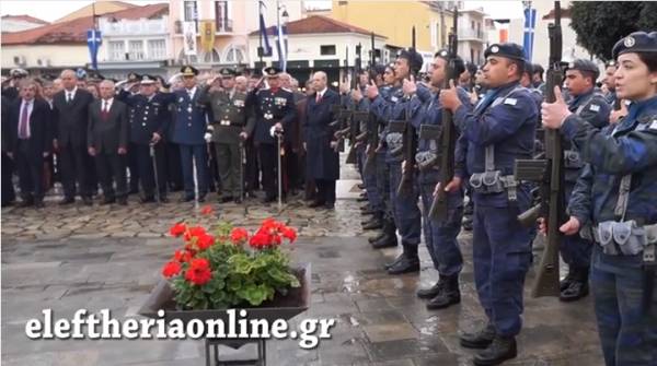 ΒΙΝΤΕΟ: Ο εορτασμός της 25ης Μαρτίου στην Καλαμάτα