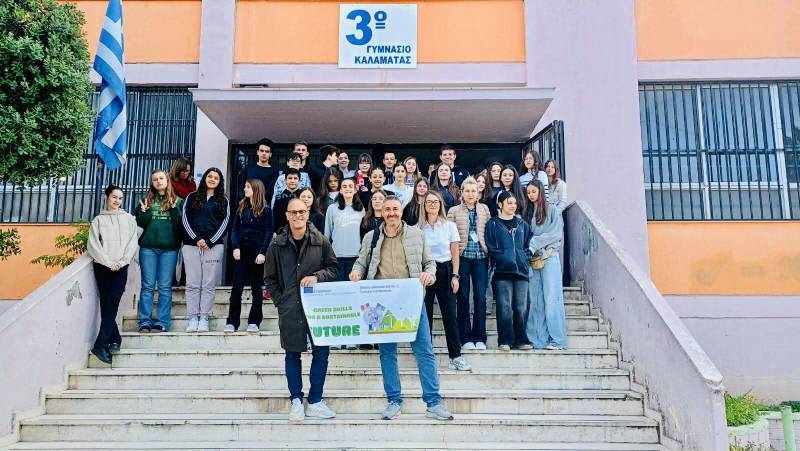 Παρουσίαση του Δήμου Καλαμάτας και των δράσεων του στο πλαίσιο προγράμματος Erasmus του 3ου Γυμνασίου Καλαμάτας