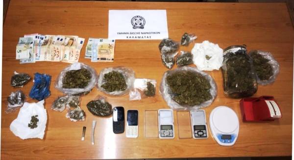 Εξαρθρώθηκε κύκλωμα διακίνησης χασίς από την Δίωξη Ναρκωτικών Καλαμάτα